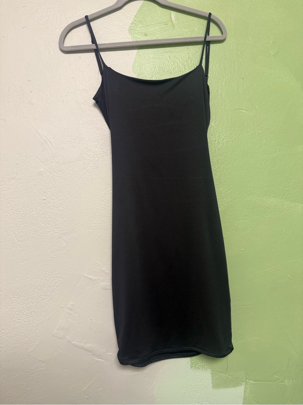 Open back sexy nylon dress never worn 3 strap back